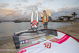 Pierre Mortefon winning equipment