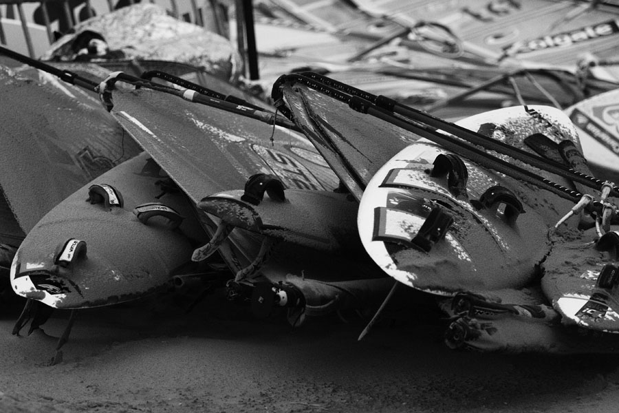 Sailors equipment after the storm