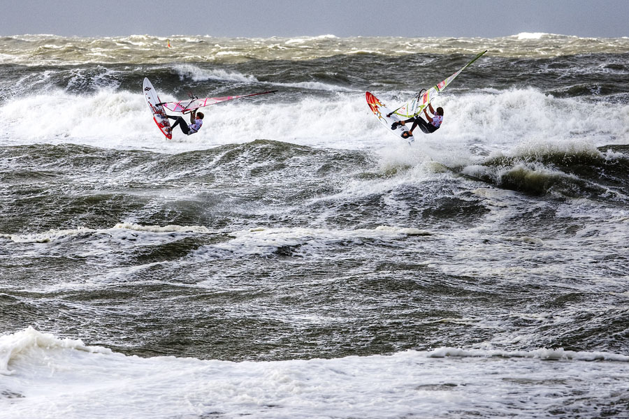 S09 wv Dunkerbeck and Naish take on wild Sylt conditions Dunkerbeck and Naish take on wild Sylt conditions