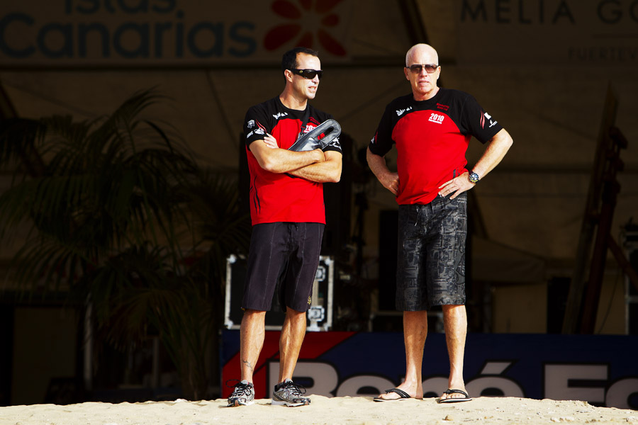 F10 ls Rene Egli checks the action Rene Egli checks the action