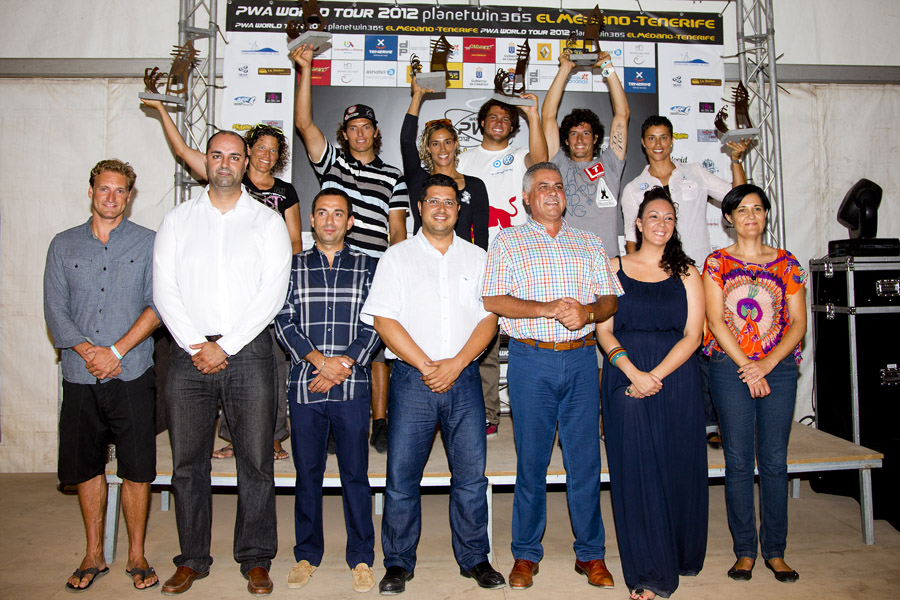 All the winners Tenerife 2012