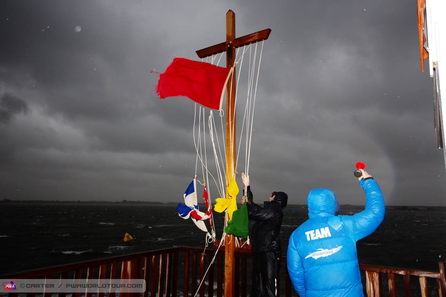 N13 ls Working the flags Working the flags