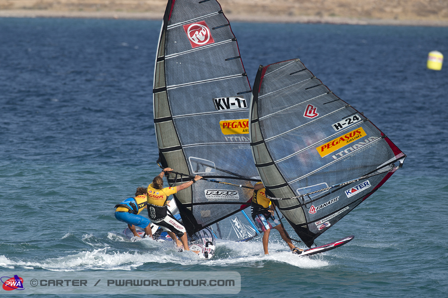 TY13 sl Van Der Steen goes down Van Der Steen goes down