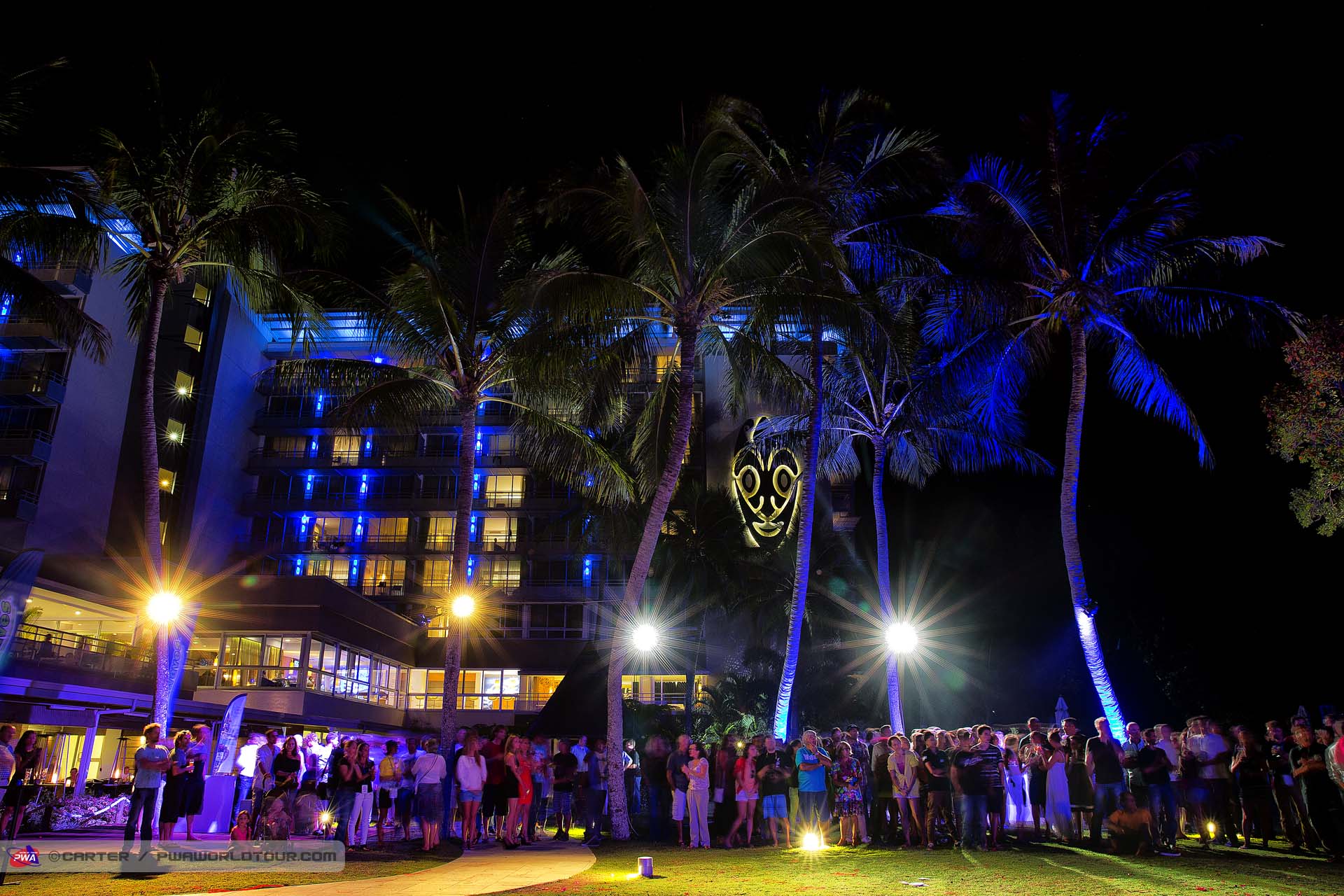Chateau Royal at night