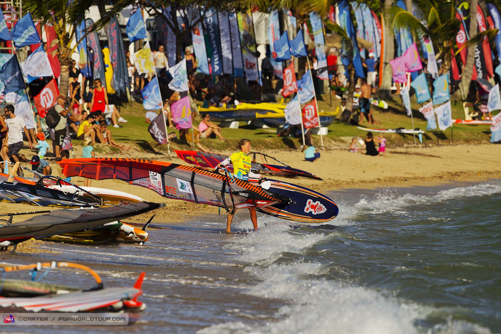 Delphine ready for action