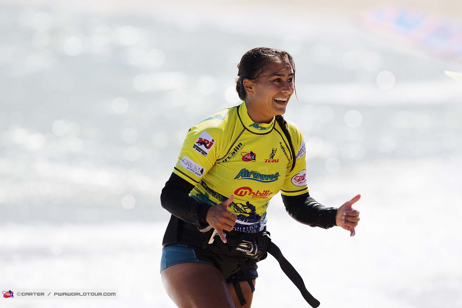 Lena takes a victory