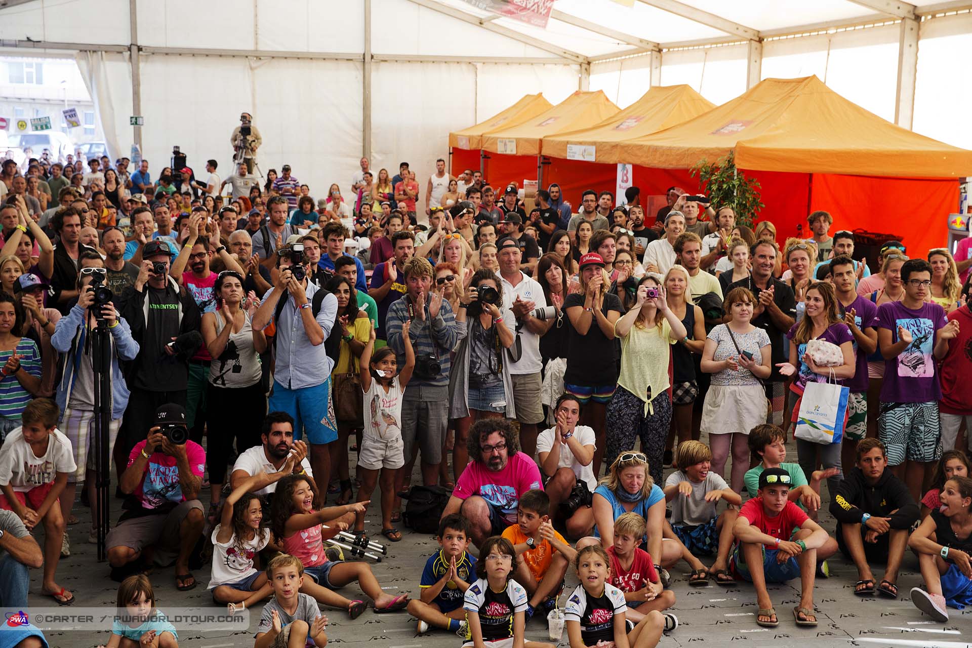 Crowds at the opening ceremony