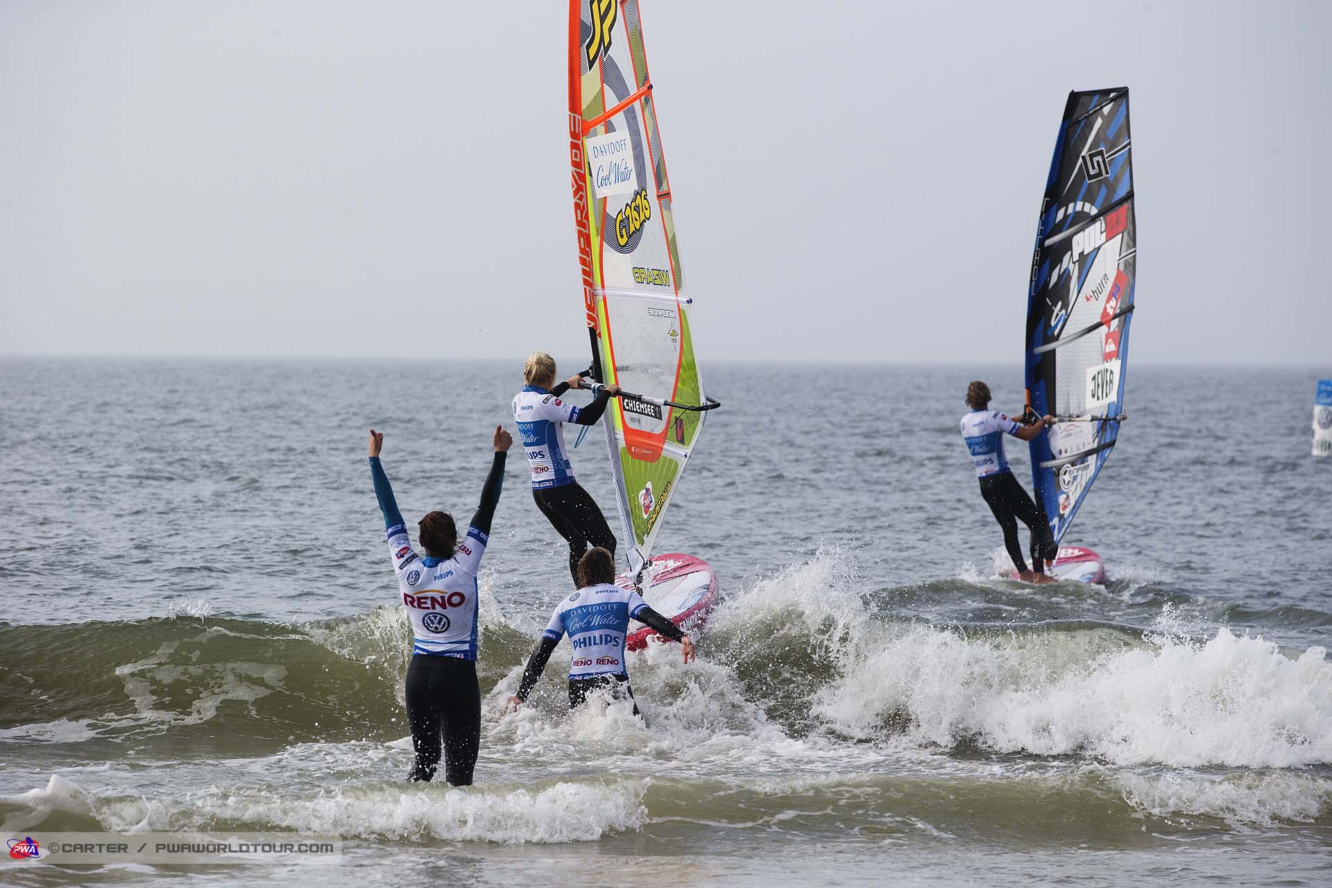 Cheering the team on