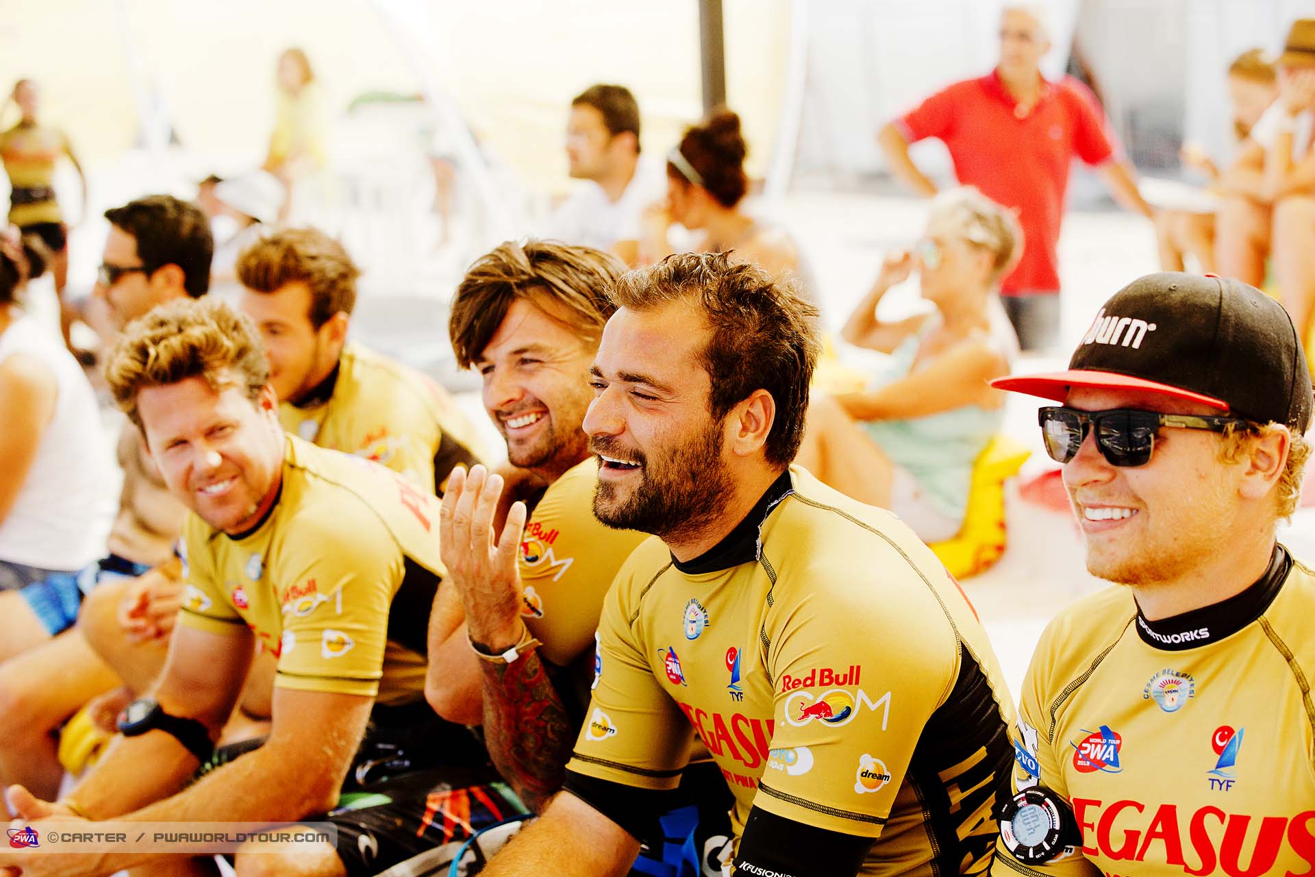 Relaxed between heats