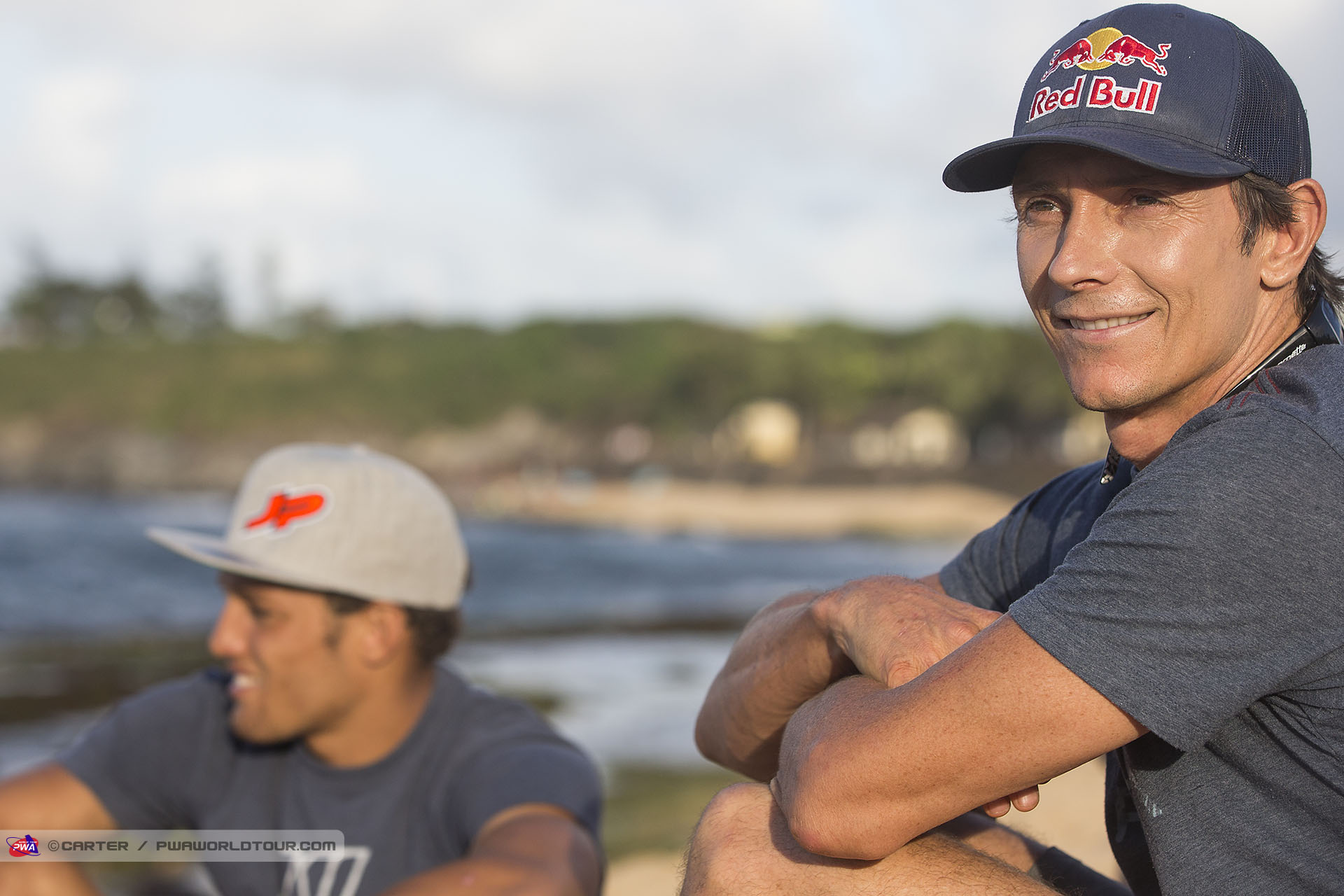 Jason Polakow checks the action