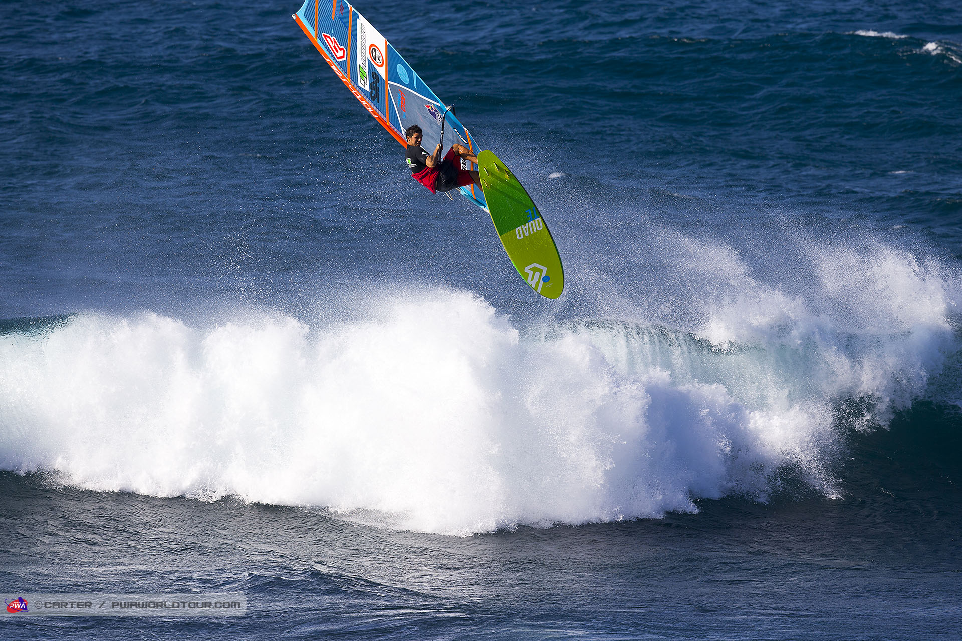 Victor forward off the lip