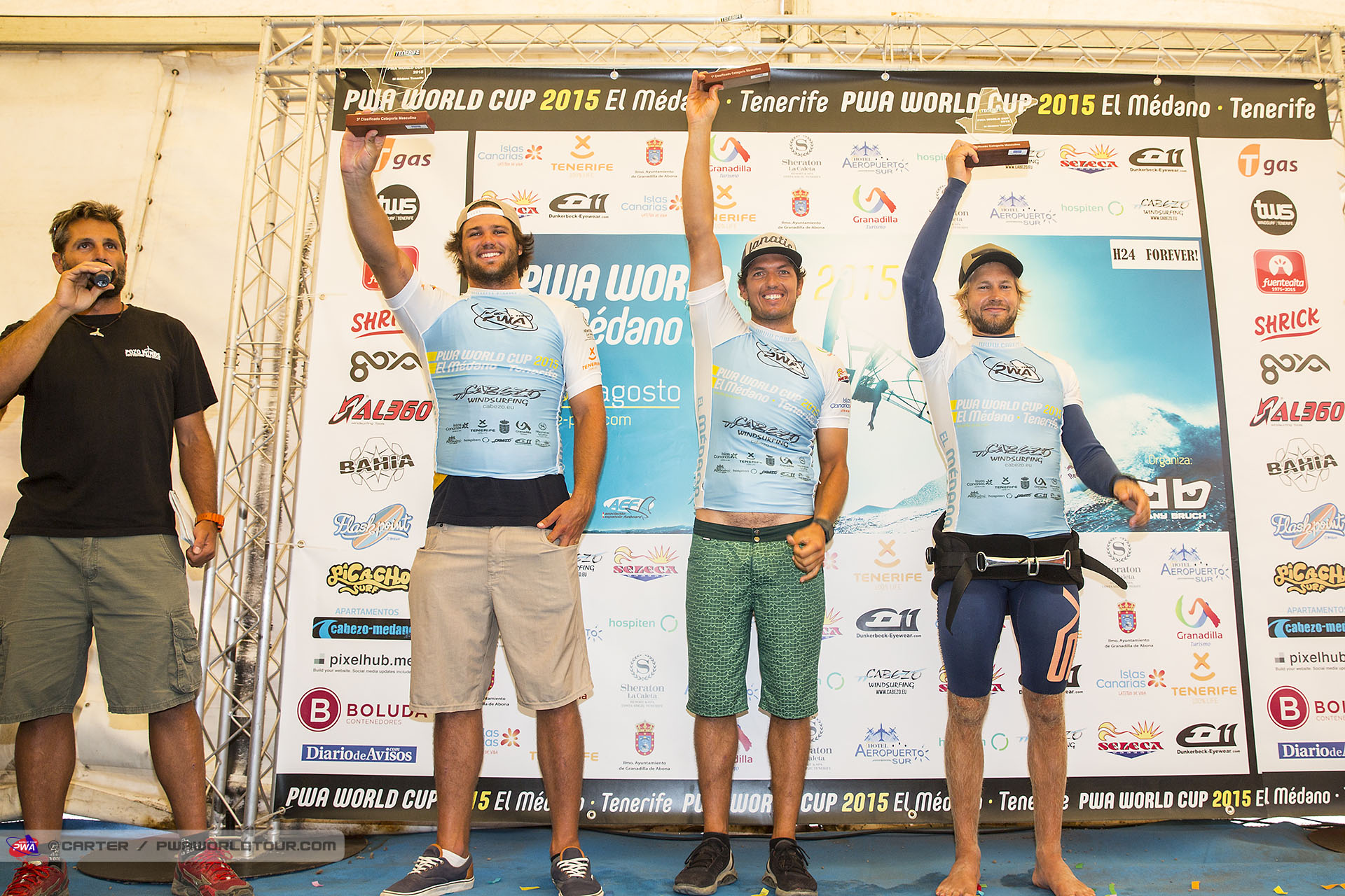 Tenerife wave top three