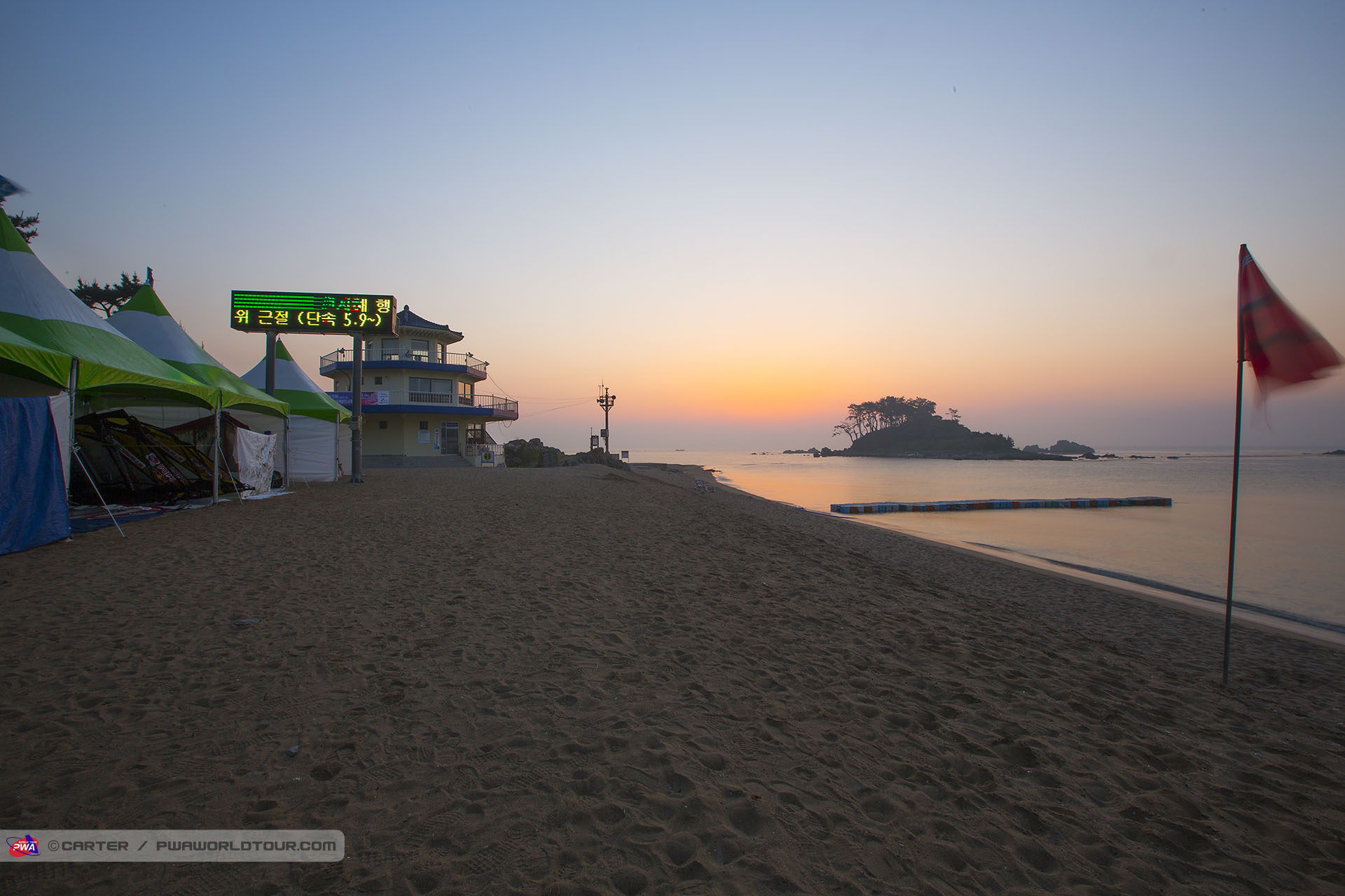 Morning at the beach
