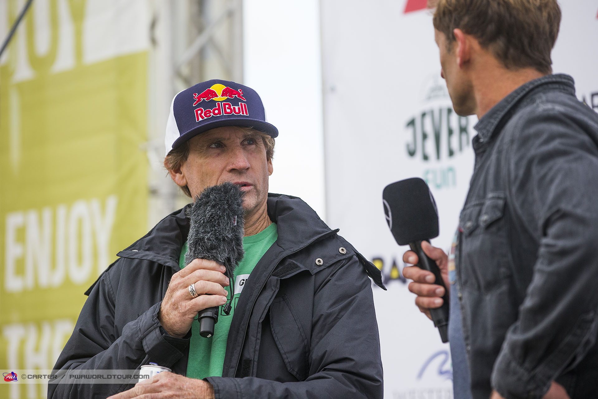 Robby Naish on stage