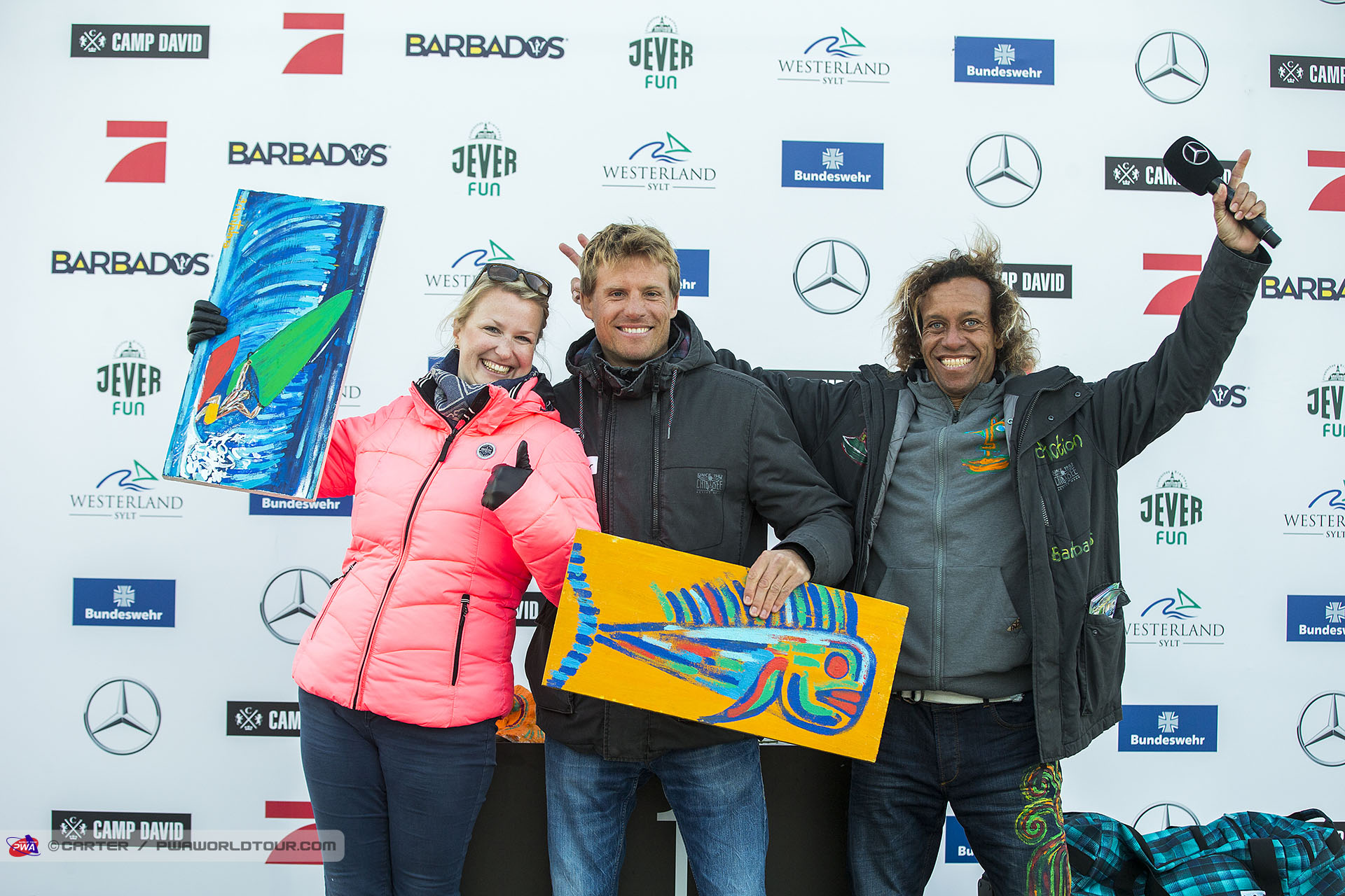 Conch blowing winners