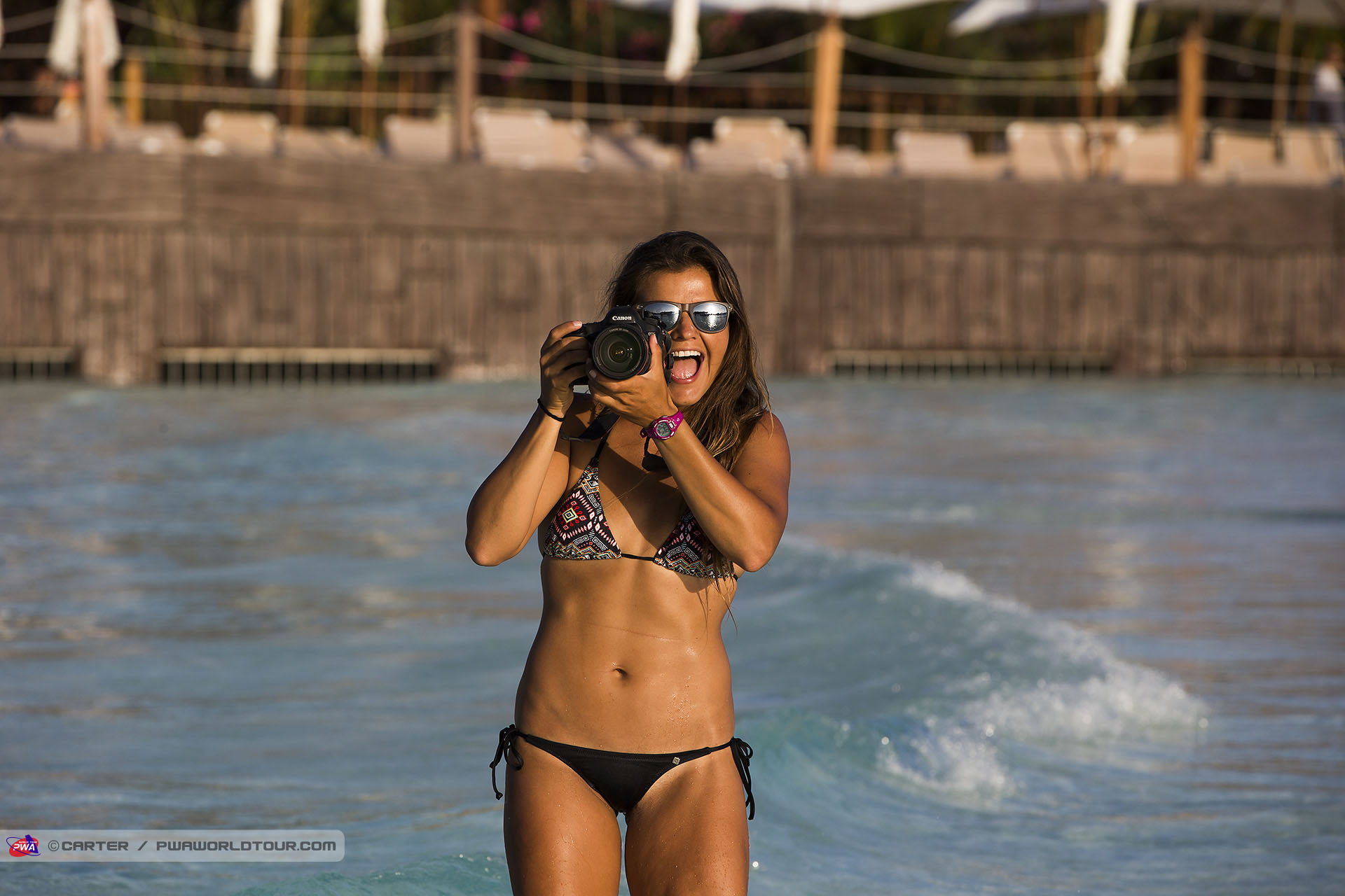 JUstyna on Camera duty