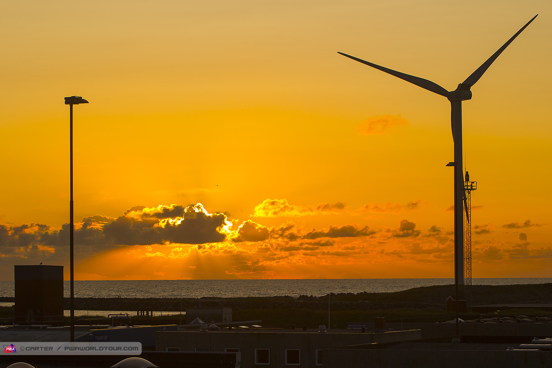 Sunset In Hvide Sande