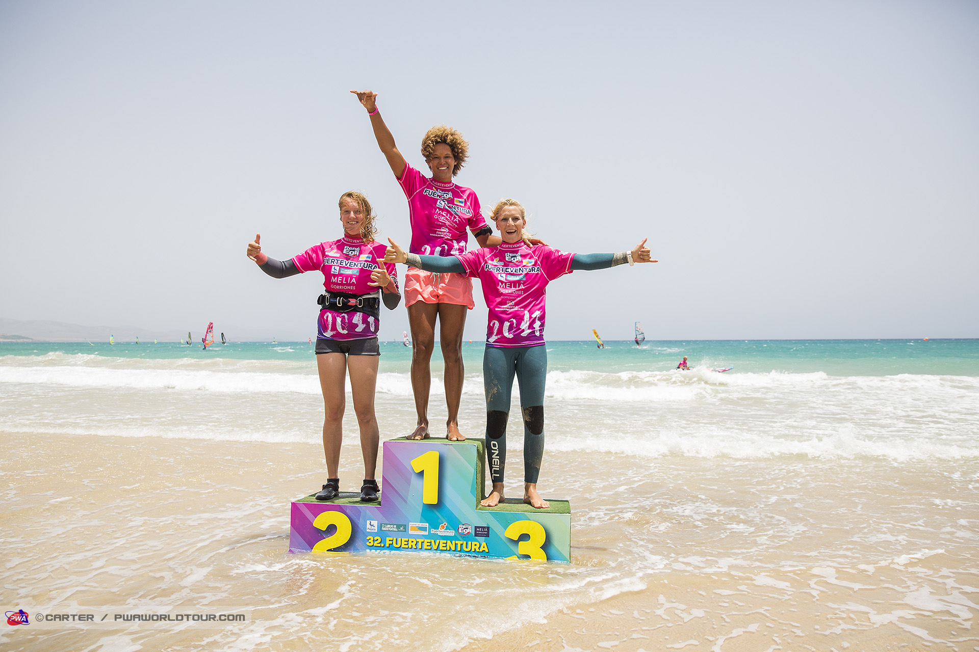 Womens second double winners