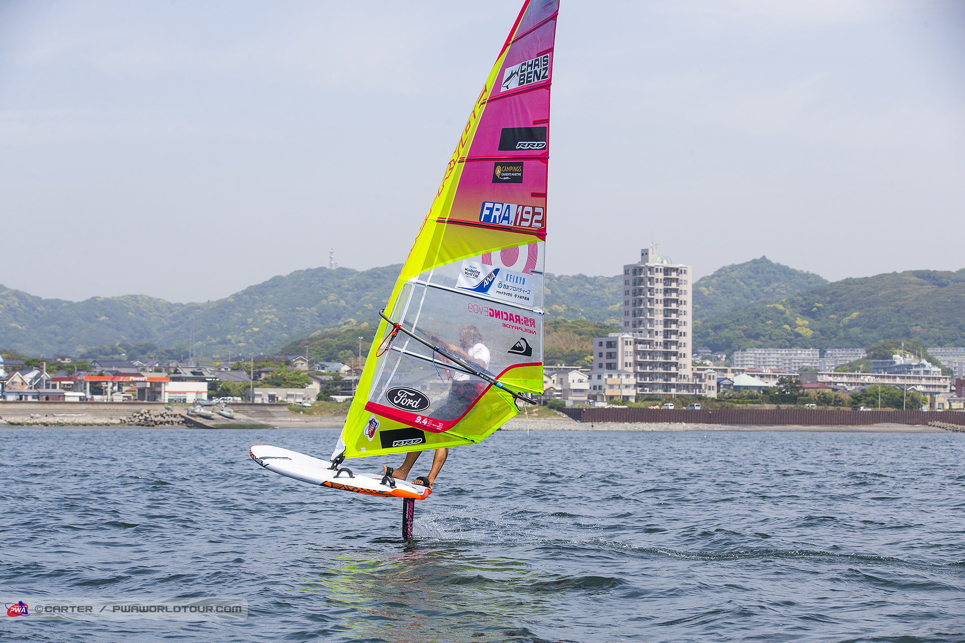 Antoine Albeau on the foil