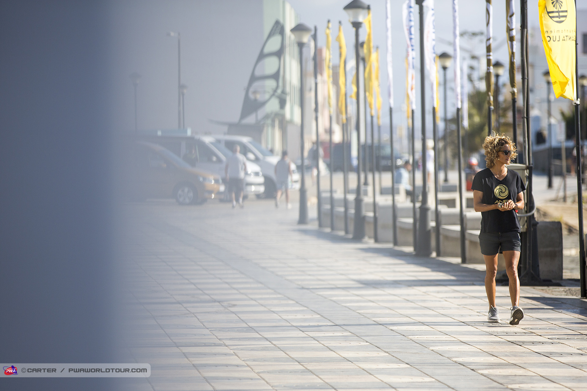 Iballa heads to work