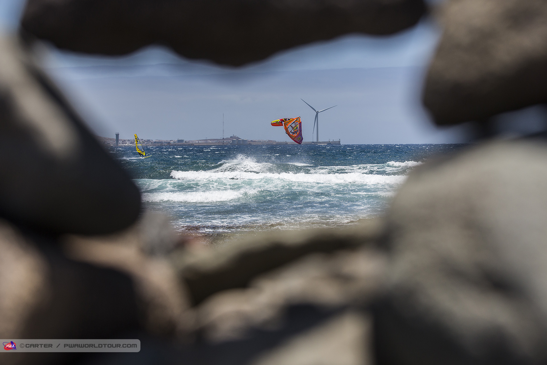 THrough the boulders