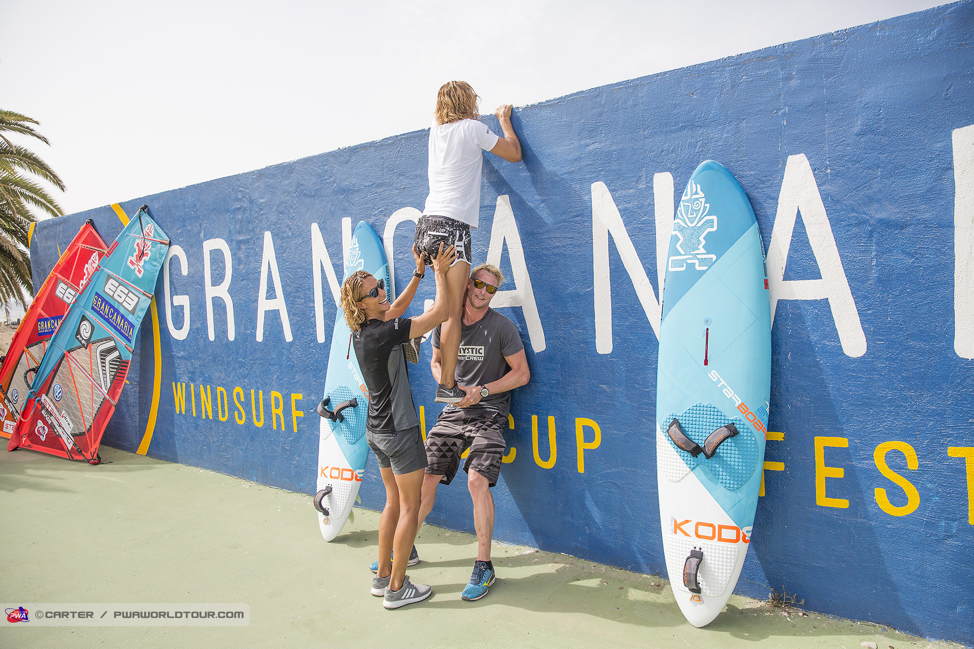 Behind the scenes photo shoot action