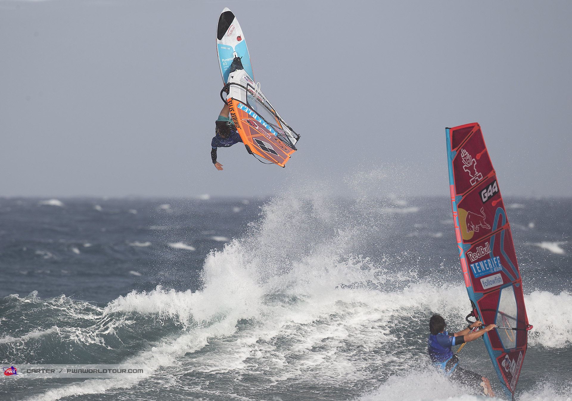 Camille Juban takes off