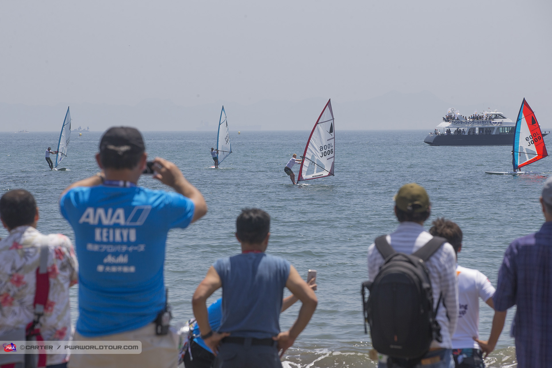 Crowds checking the fun