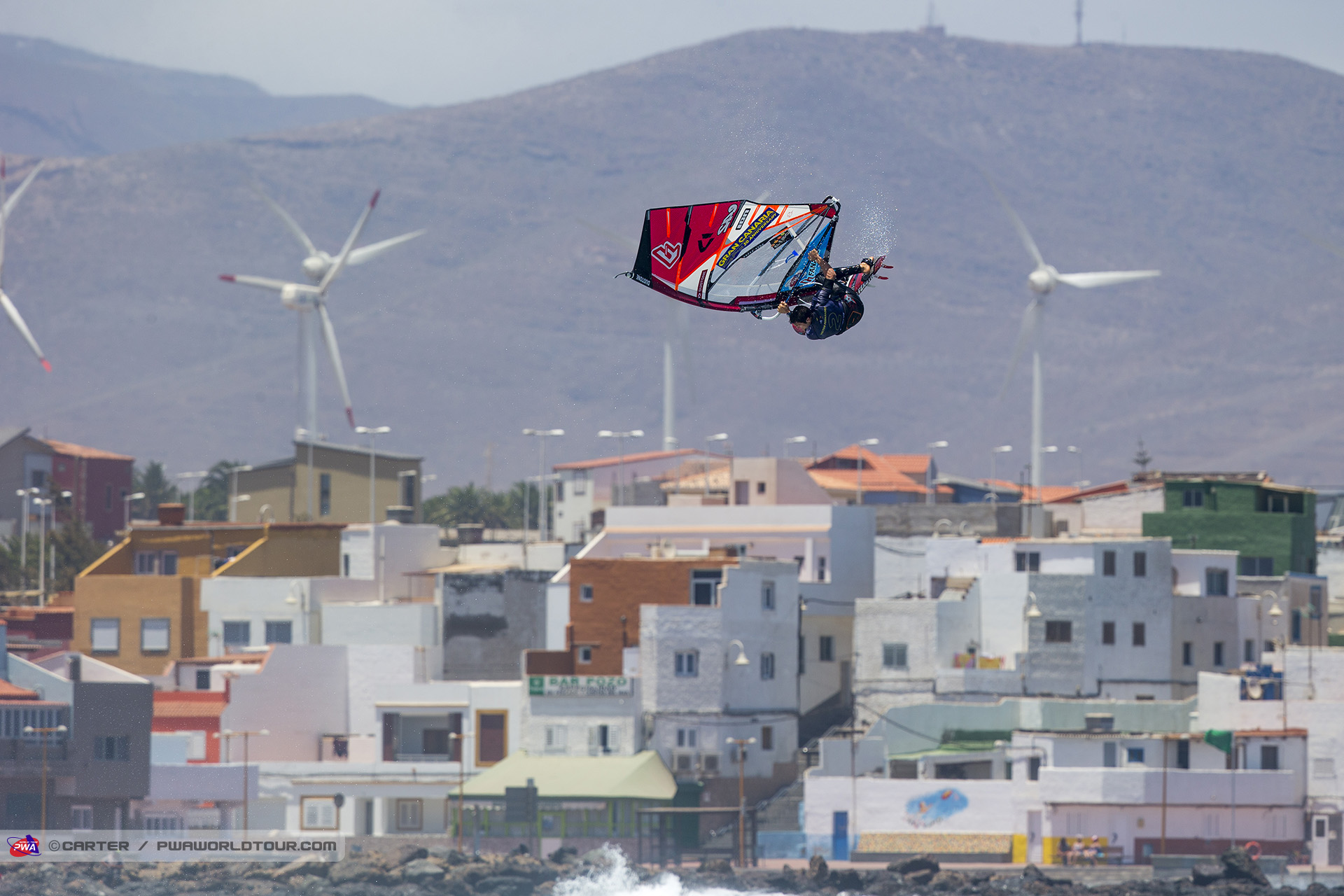 Fernandez throws a back loop