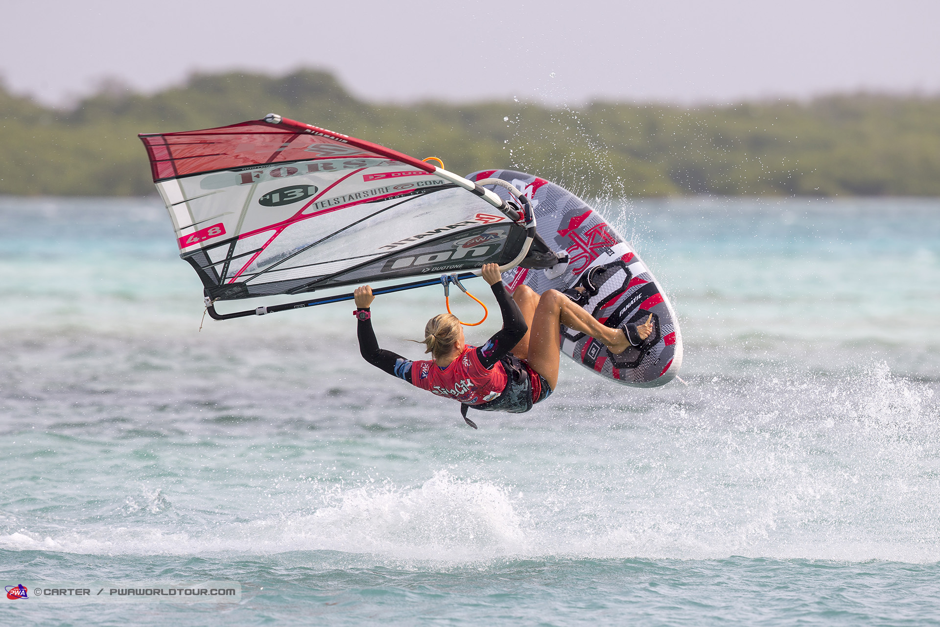 Arrianne hanging on