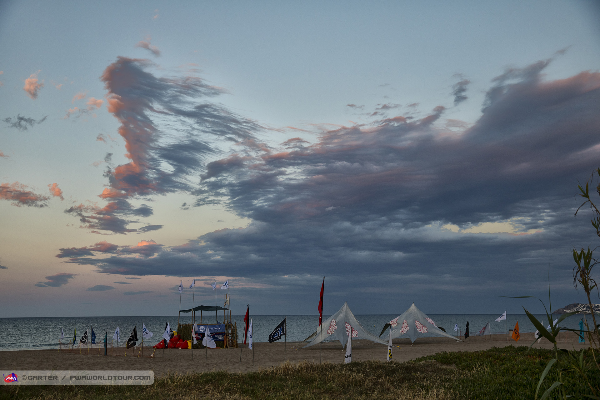 Evening clouds