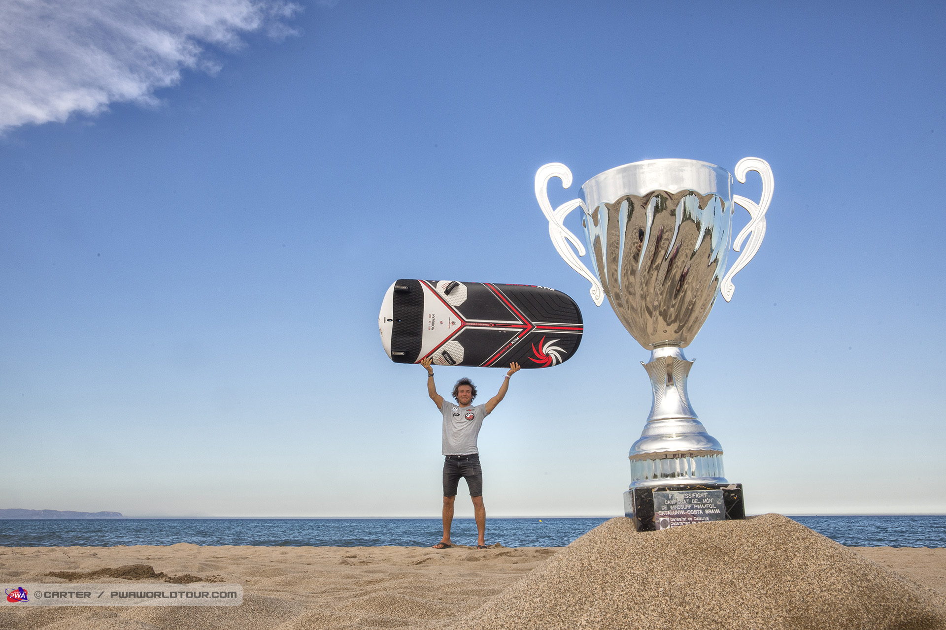 Thomas celebrates for FMX Racing