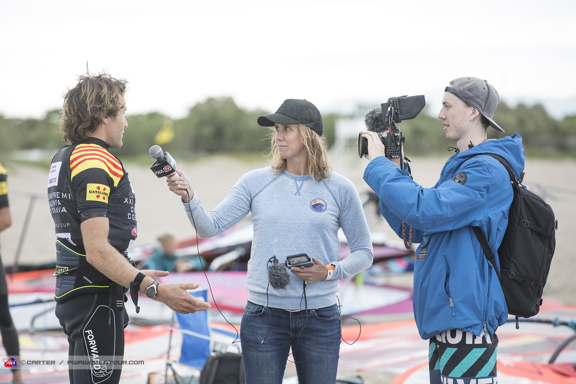 Media crew at work