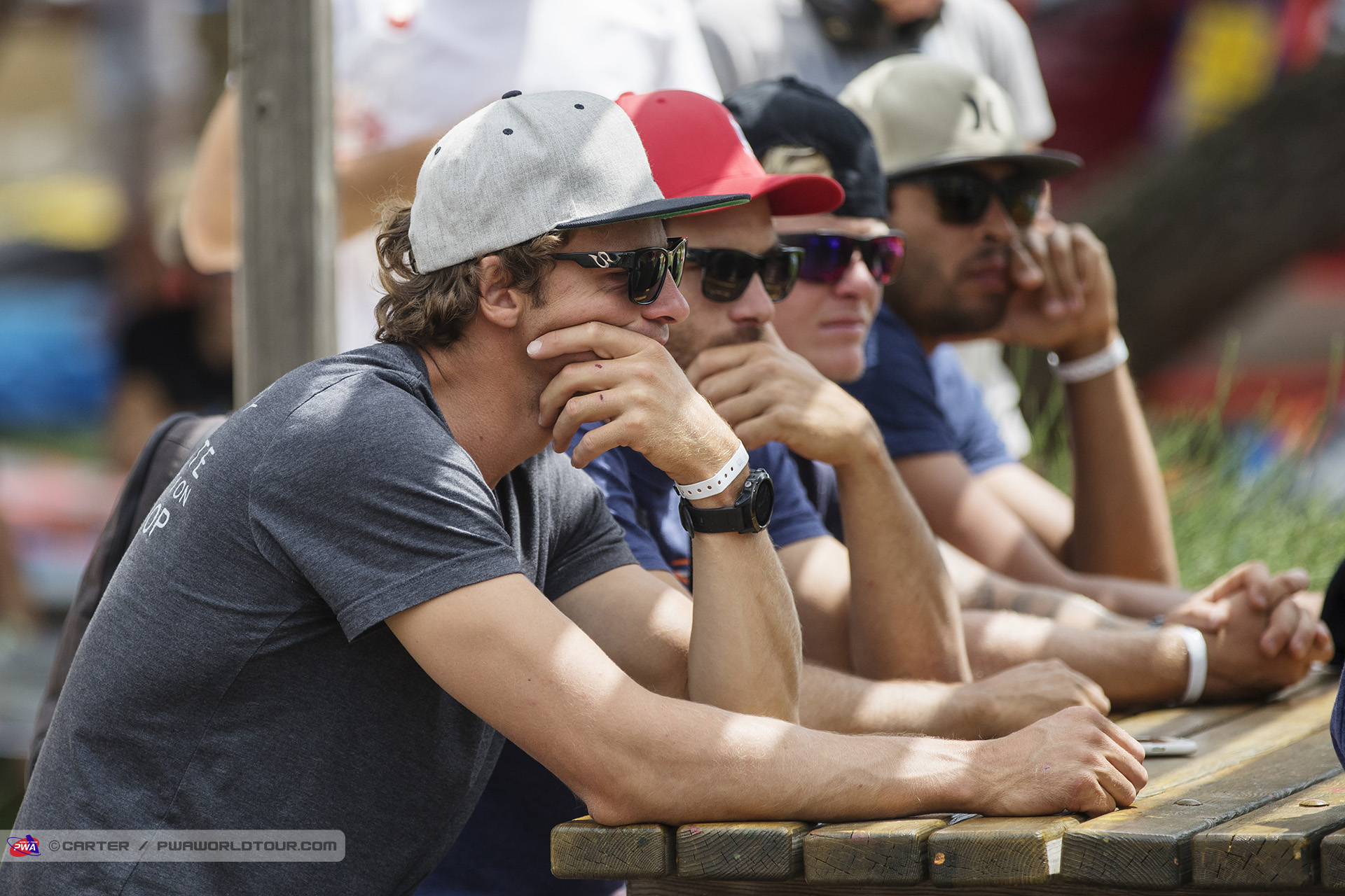 Sailors at opening ceremony