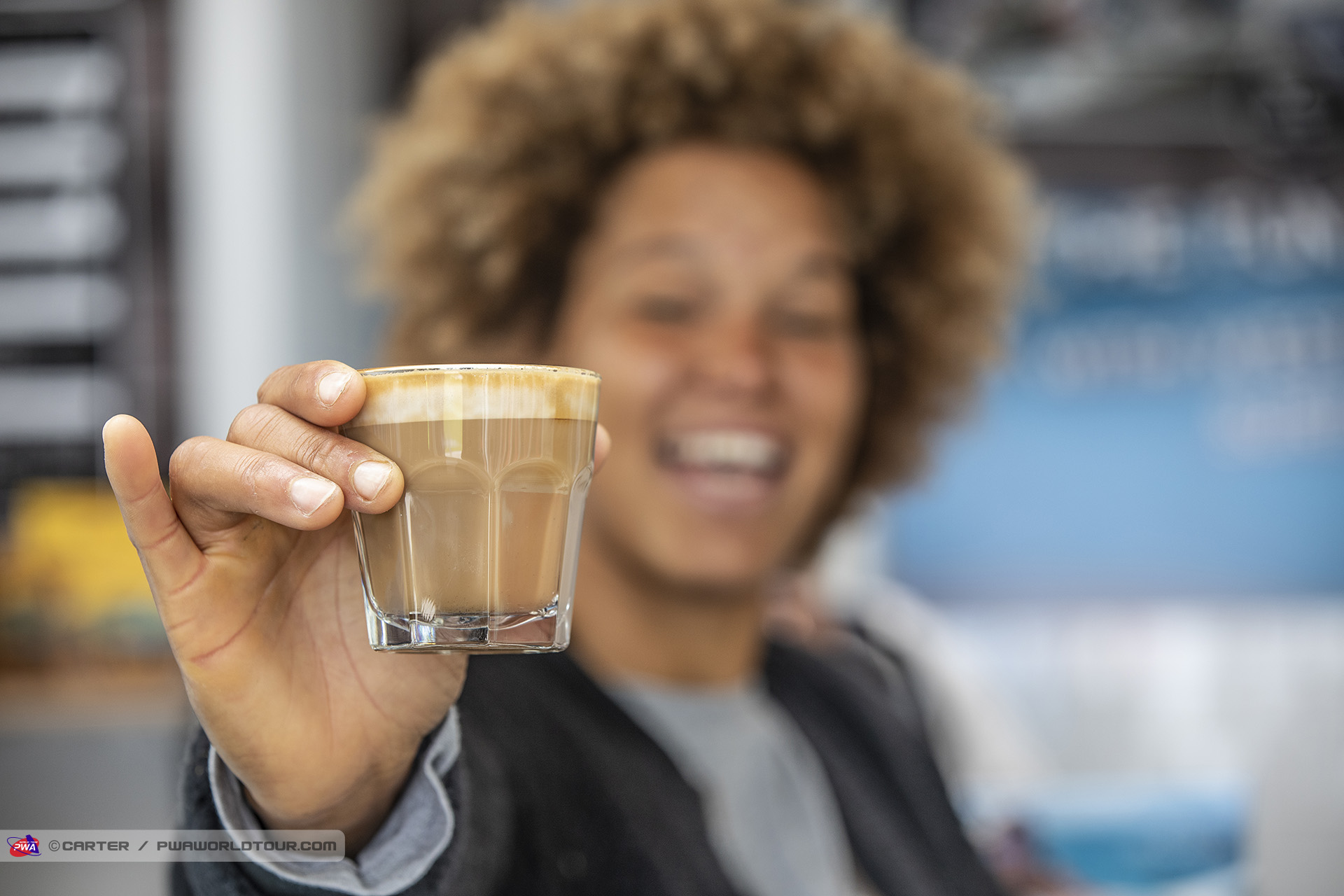 Sarah Quita coffee time