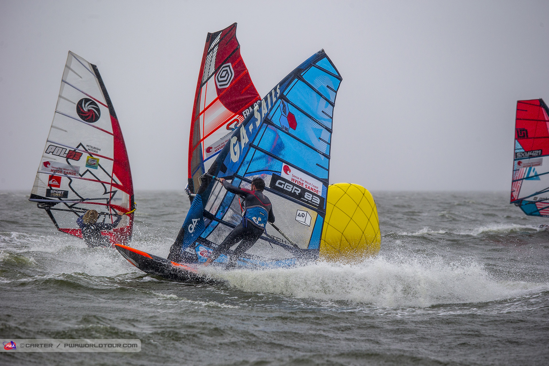 Albeau at the mark