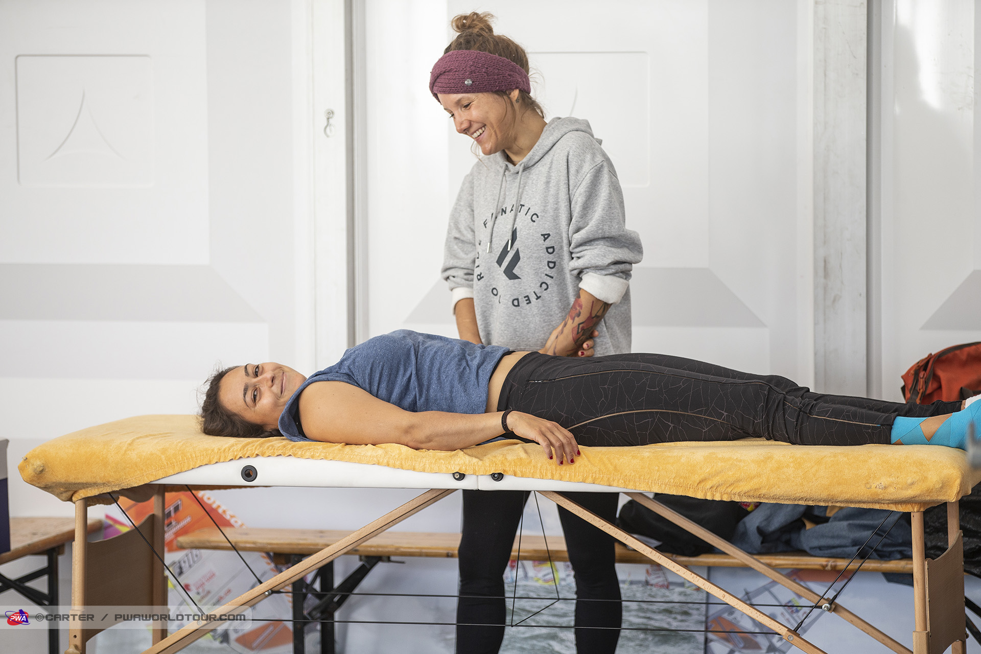 Physio session for Lena