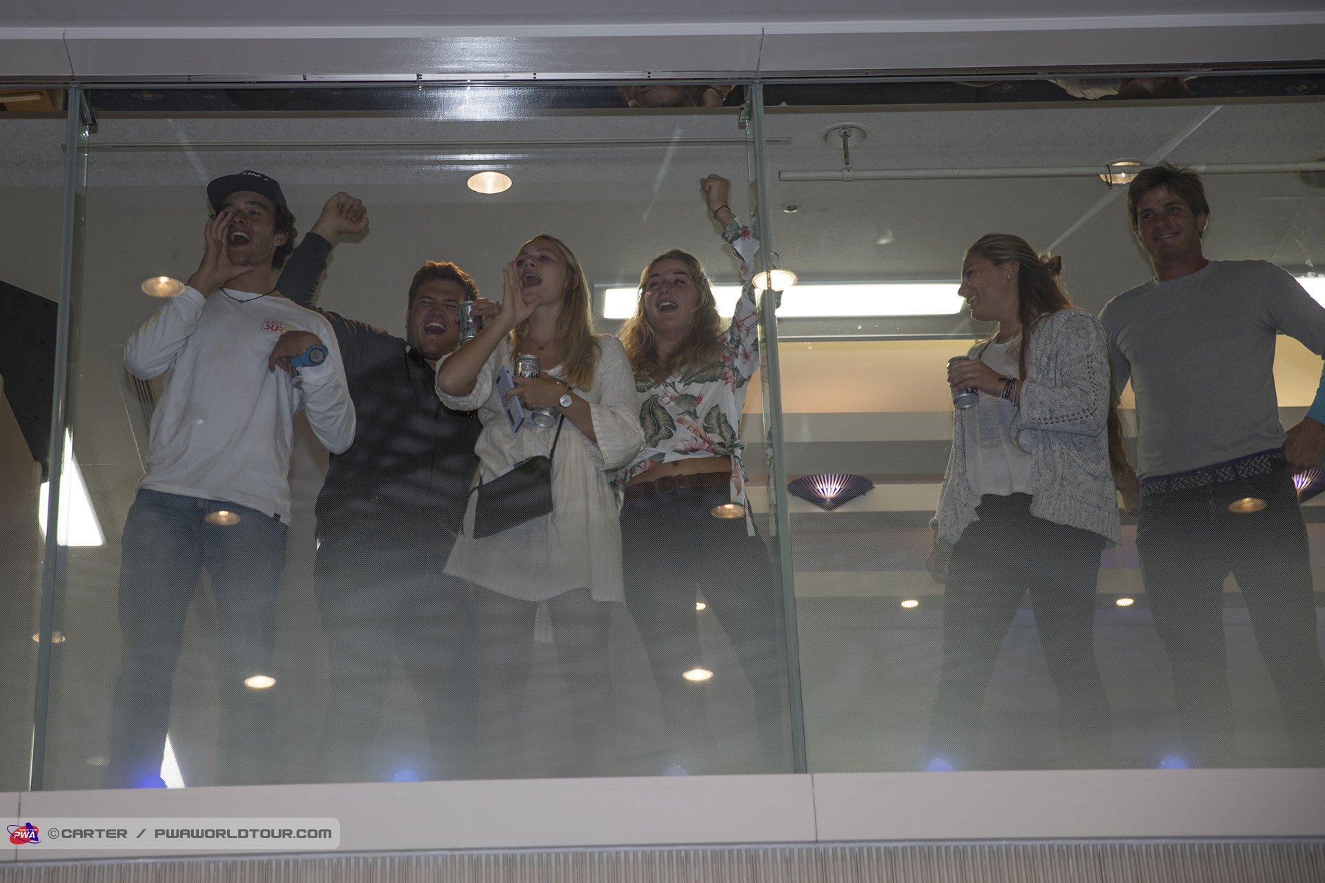 Cheering the winners