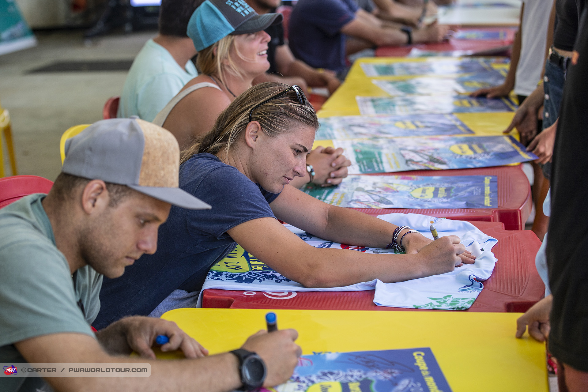 Autograph session at the event HQ