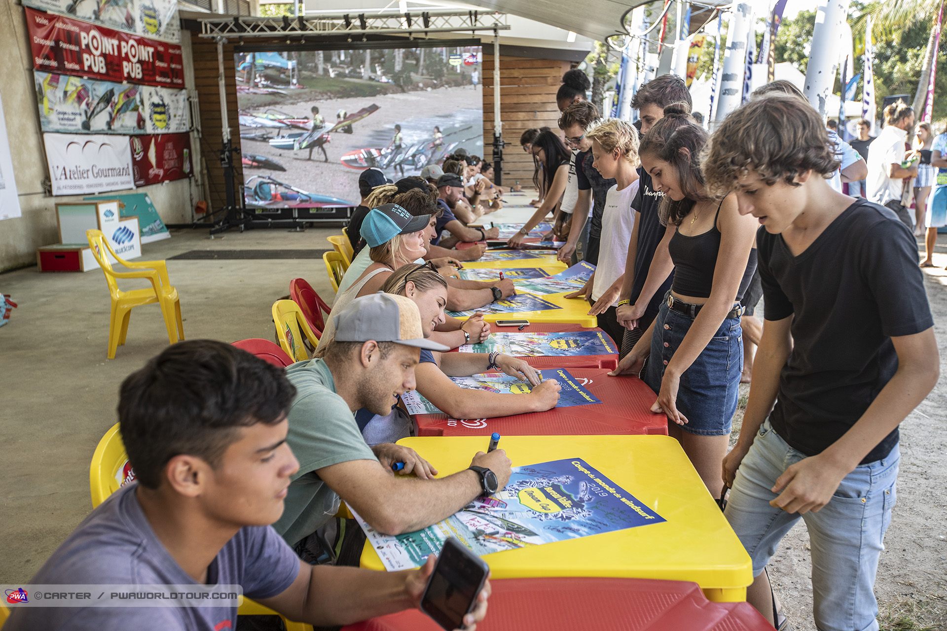 Autographs for local school