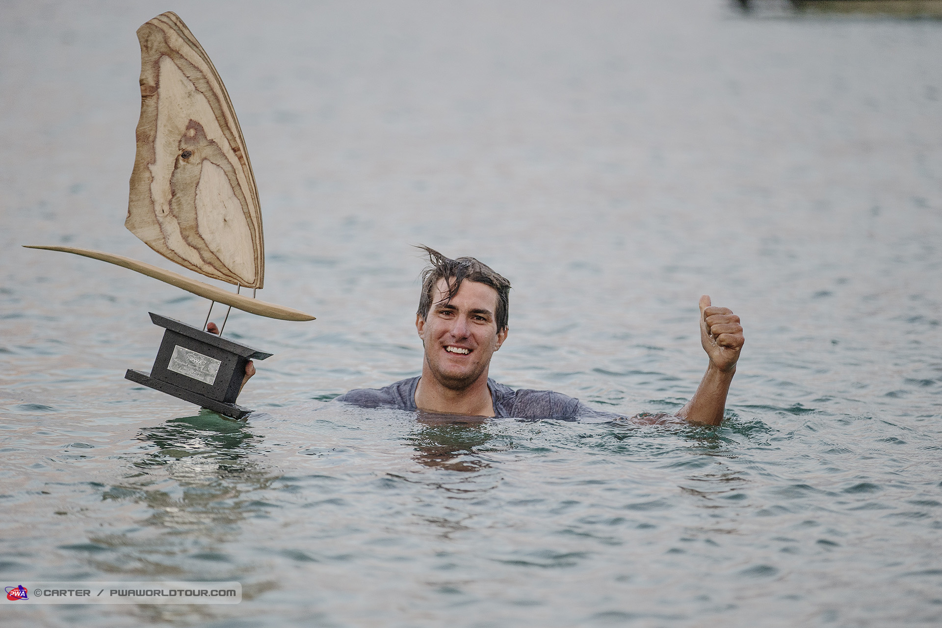 Pierre Mortefon 2019 PWA slalom world champion