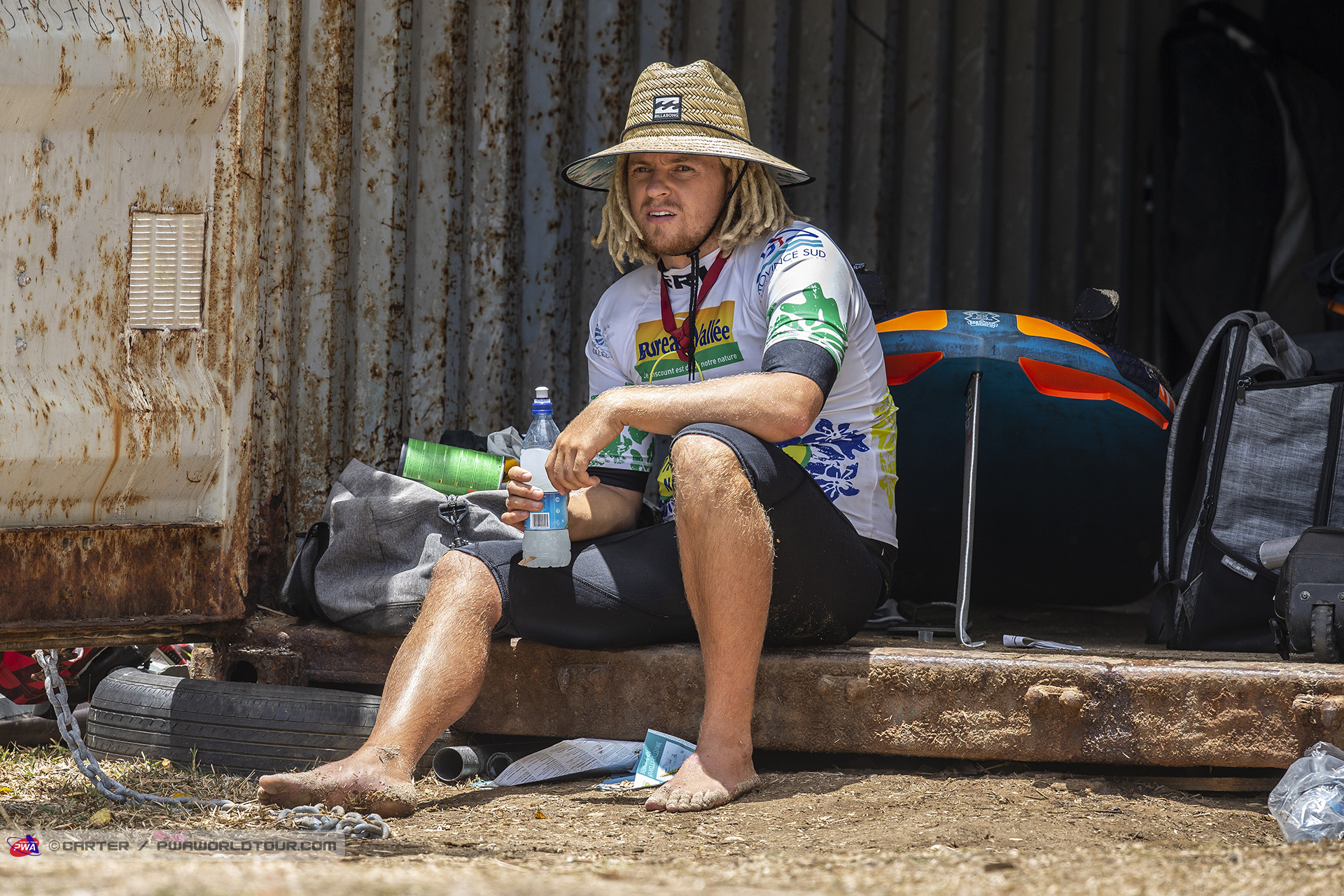Maciek in the pits