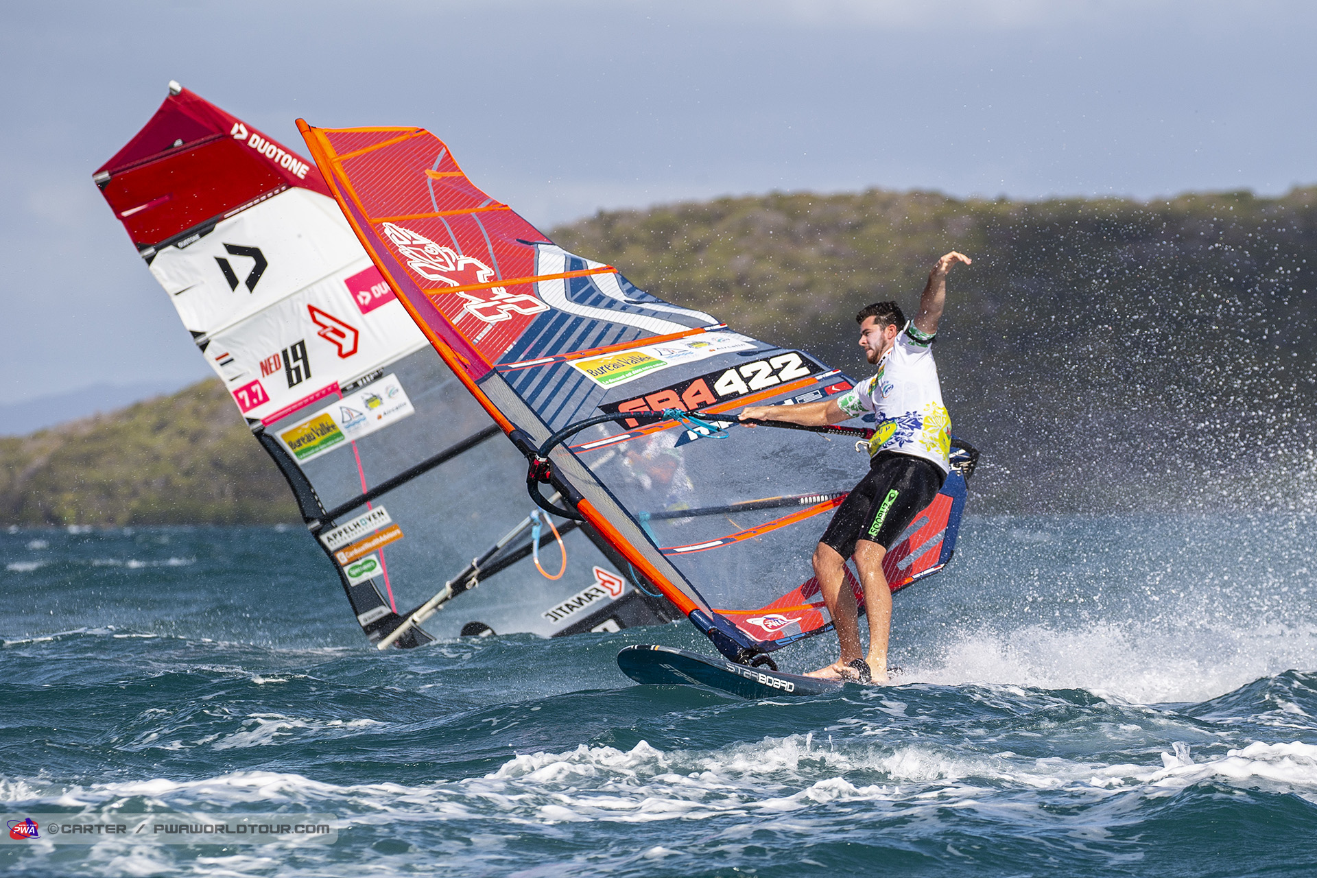 Damien Cevera hanging on