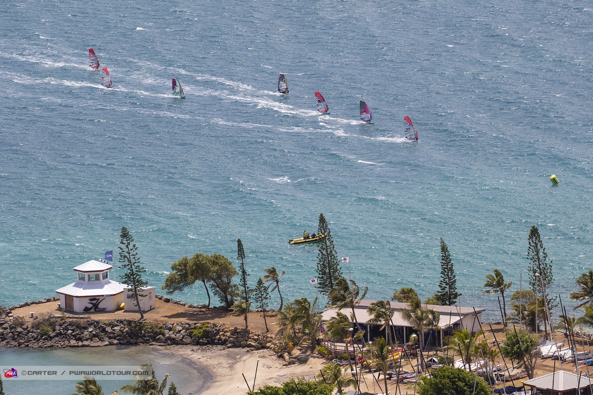 Slalom action