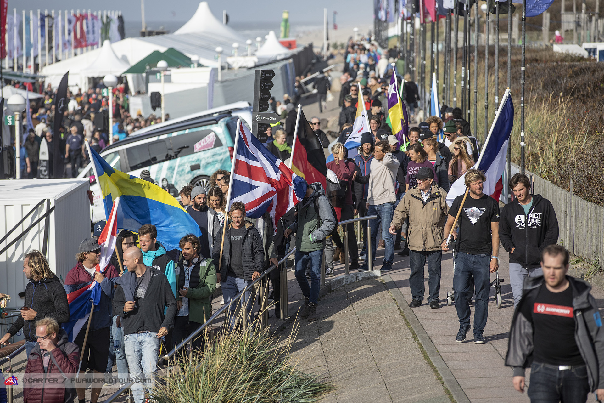 Sailors at the opening