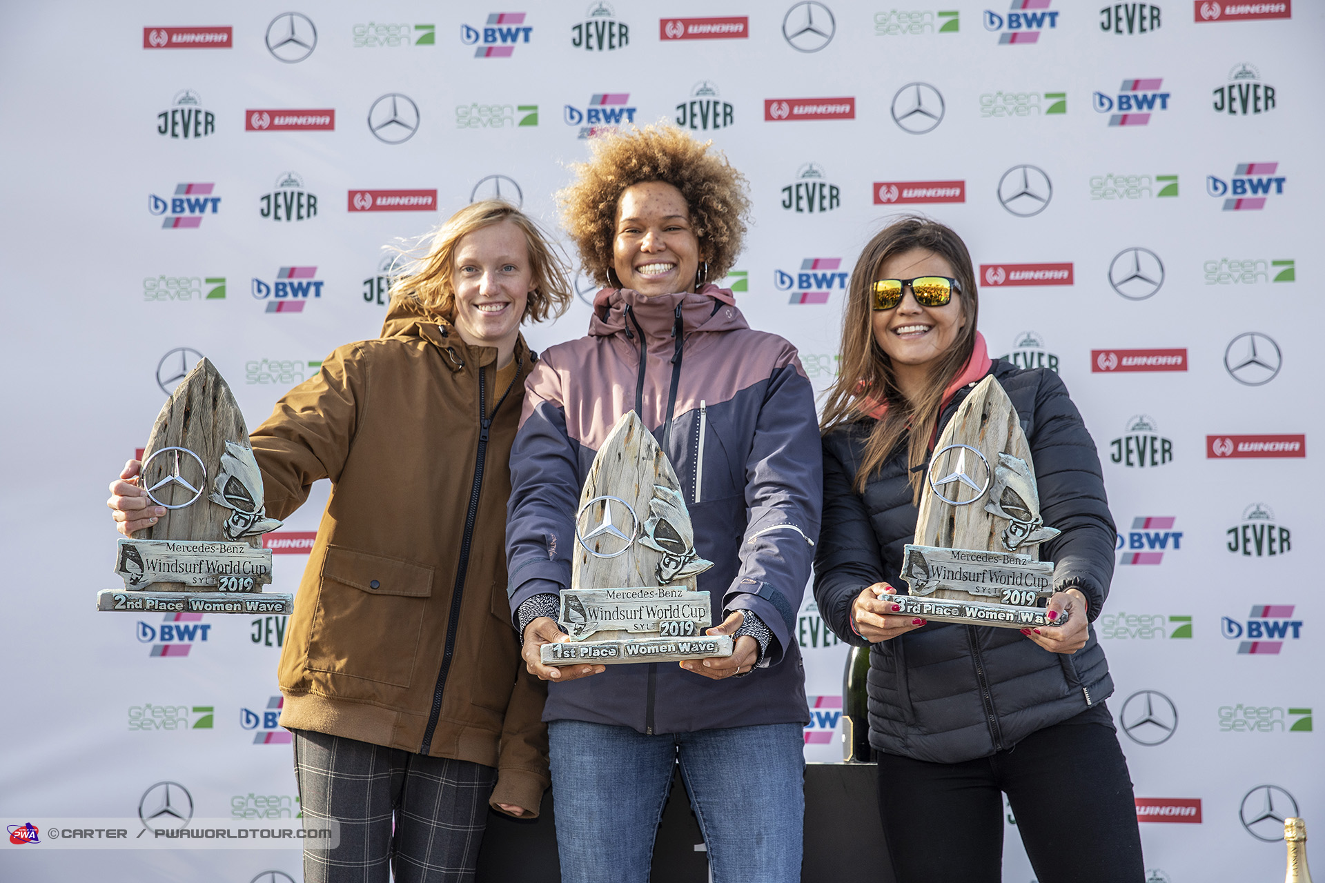 Womens waves winners